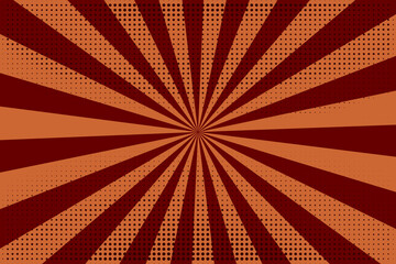 Abstract red halftone dotted pattern background. Retro texture overlay grunge illustration. Vector halftone dots, technology background