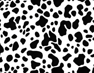 Fototapeta premium big Cow hide seamless patternCow skin pattern with smooth background.