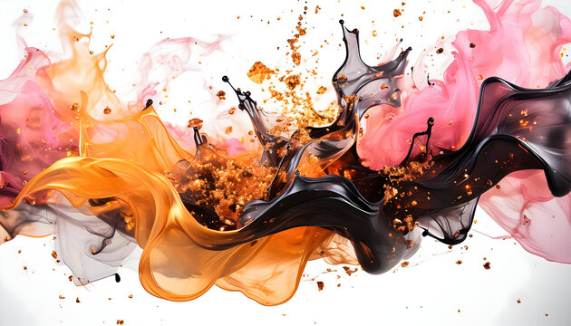 Abstruct paint splash background
