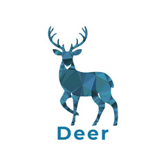 deer logo vector