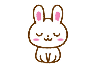 お辞儀するうさぎ