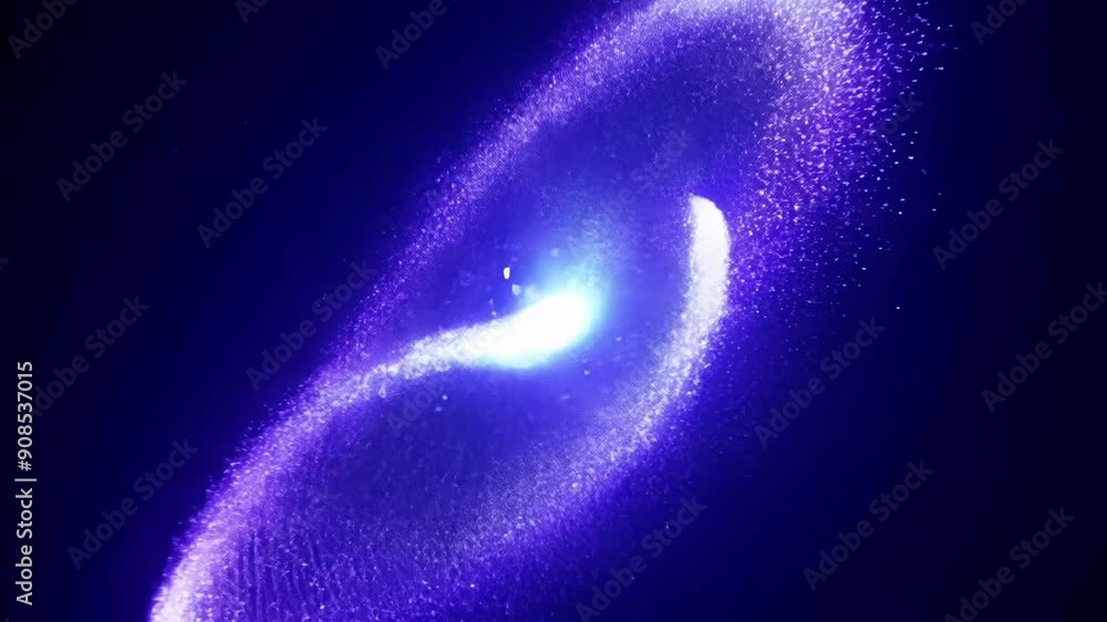 Poster a mesmerizing display of light and color swirls dynamically forming a captivating pattern in a dark 