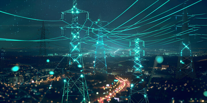 Modern Power Grid: Digital Connections and Energy Management", "Smart Grid Technology: Future of Energy Distribution