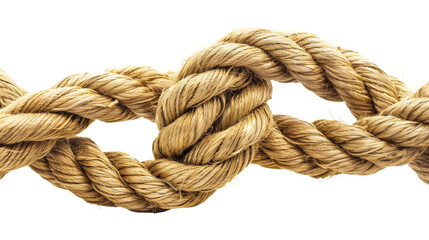 Isolated line rope knot PNG on transparent background