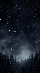 Digital night scene starry sky scene abstract graphic poster background