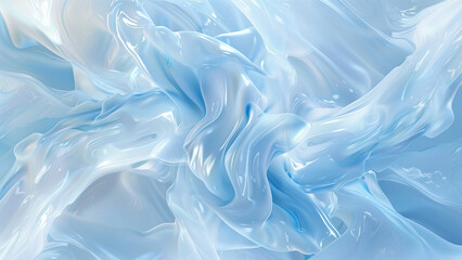 Obraz premium Abstract Soft Blue Text on White Background