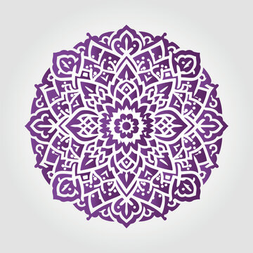 Ornamental mandala pattern