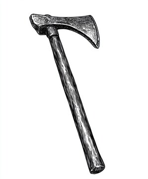 recommend clip art: Black and white Vintage engraved art of a crowbar isolated on white background, ink sketch illustration, simple vector art design, highly detailed line art, high contrasty.