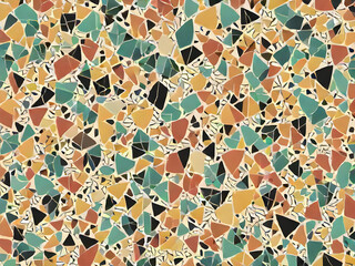 Seamless pattern Terrazzo stone background