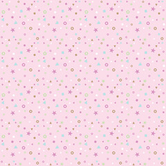 pink polka dots