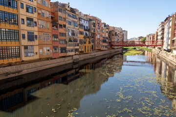 Vues de la ville de Gérone en Catalogne - Espagne