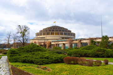 Hala Stulecia. Centennial Hall. Also known as Hala Ludowa .People's Hall in Wroclaw,