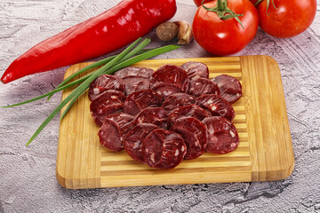 Wild Bear meat homemade sausages