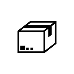 Packaging icon on white background.