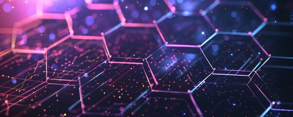 hexagon technology background