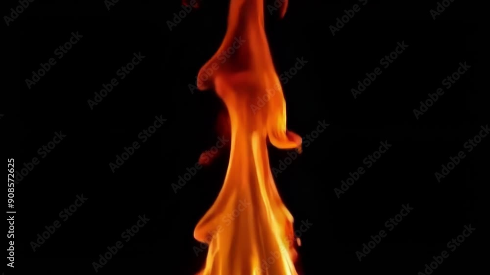 Poster a captivating display of flames rising against a black background, emphasizing motion and intensity 