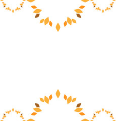 soft color flower frame design