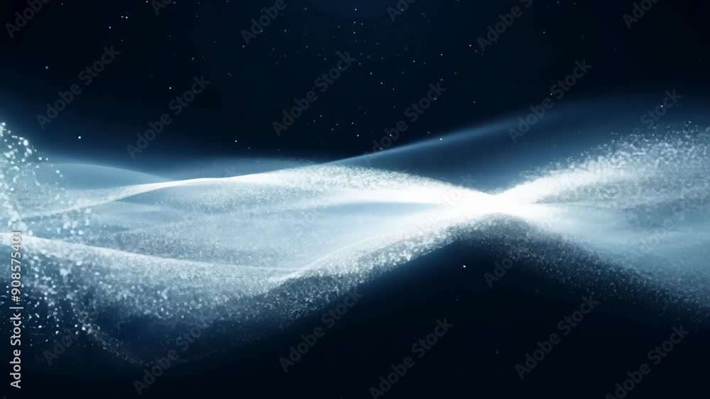 Aufkleber a mesmerizing light phenomenon travels through the darkness, creating a captivating display against 