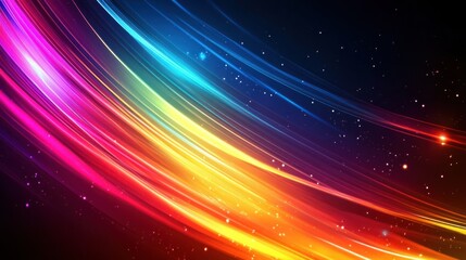 Obraz premium Abstract Swirling Lights