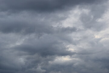 blue sky and white cloud background, cloudy in rainny season