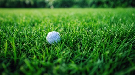 Obraz premium golf sport close up on green field
