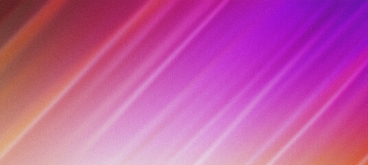 Fototapeta premium Pink and purple abstract grainy texture background with diagonal light beams