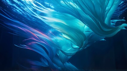 abstract blue background with space