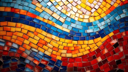 abstract colorful bricks background