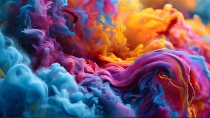 abstract colorful background with water