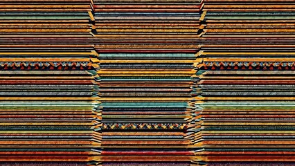 thai fabric texture background