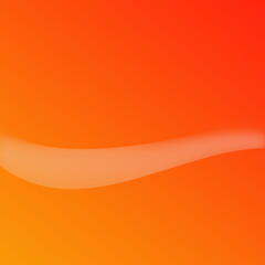 The background image is orange with a curved line in the middle