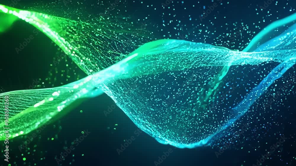 Poster colorful light trails swirl and intertwine, creating a captivating display of movement and artistry 