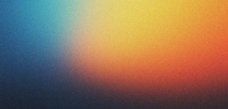 blue and orange gradient background design with grainy noise texture effect, web banner design, product design and social media, Banner poster header design.