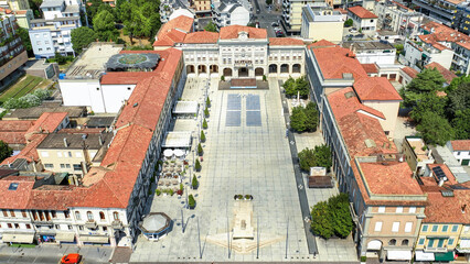 San Dona di Piave Piazza Indipendenza dall'alto