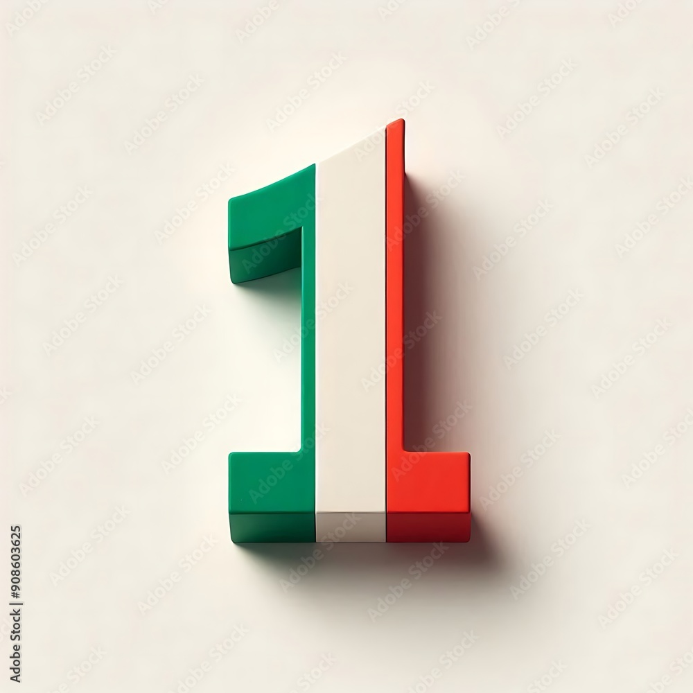 Poster number 1 is written in a unique way, with the letters being made out of different colored blocks. th