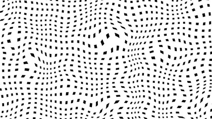 Halftone background with turbulent displace and motion animation on a white background.