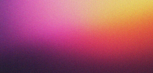 purple and yellow gradient background design with grainy noise texture effect, web banner design, product design and social media, Banner poster header design.