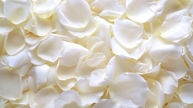 White rose petals background. Rose petal pattern. Background for women day, valentine day, mother day, and many more.