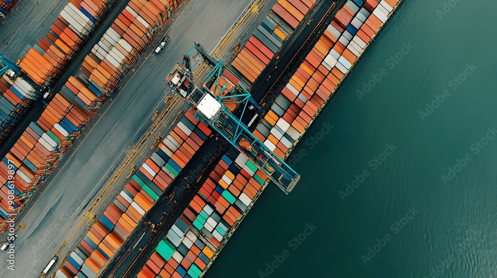 Poster secure and efficient cargo logistics system with advanced tracking monitoring and protection protoco