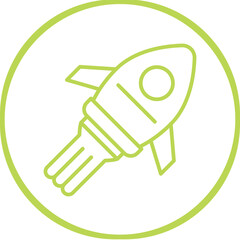 Rocket Booster Icon Design