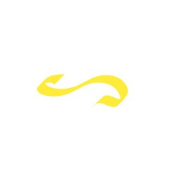 yellow ribbon line strokes