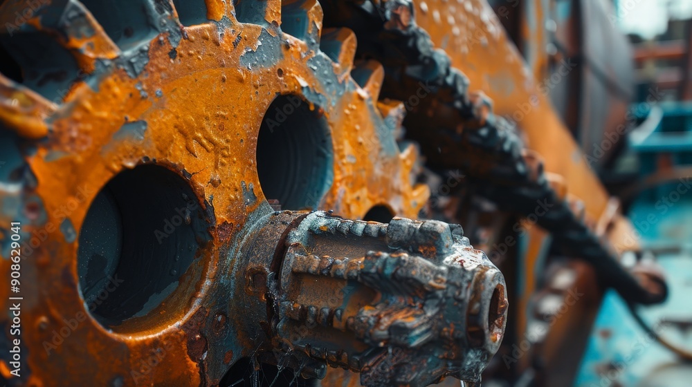 Poster gears and bolts in marine applications withstand corrosive environments and dynamic loads.