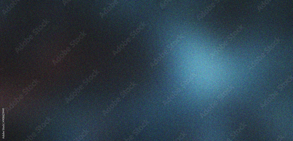 Poster soft yellow, black and blue gradient background design with grainy noise texture effect, web banner 