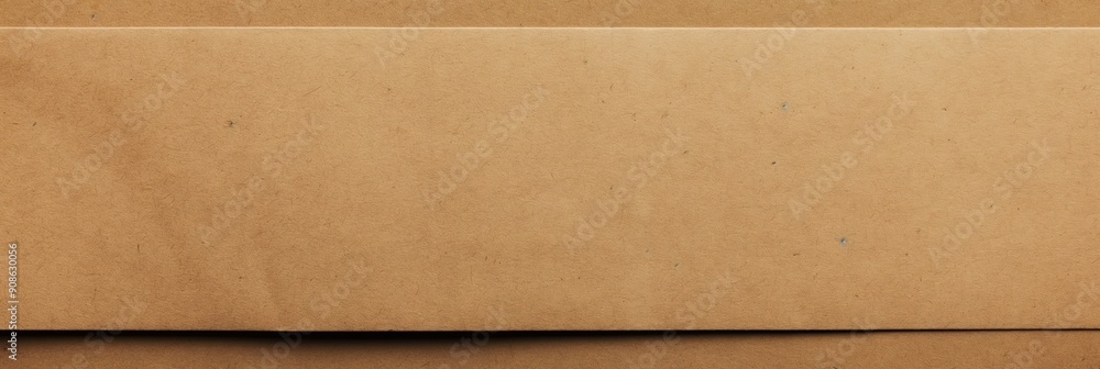 Poster light brown kraft paper texture background features rough, ragged pattern. banner-like design has em