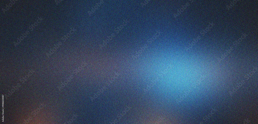 Poster soft yellow, black and blue gradient background design with grainy noise texture effect, web banner 
