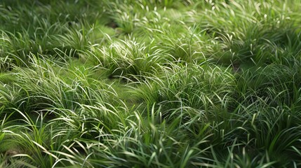 Grassy texture with blades and tufts adds a natural and fresh element, perfect for outdoor and eco-friendly themes