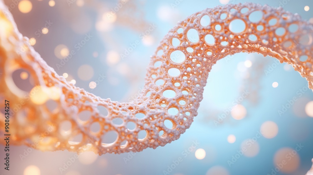 Poster a digital illustration of a fractal structure, capturing its intricate patterns and mesmerizing beau
