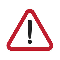 Isolated triangle yellow triangle yellow black exclamation mark sign for caution, warning, danger, attention please, error, warning, hazard