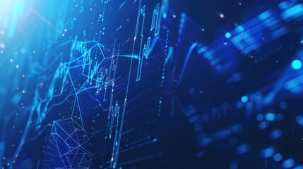 Abstract Digital Data Visualization