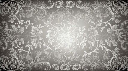abstract vintage patterns wallpaper with shades of whi background
